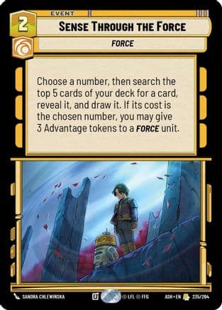 Sense Through the Force |  (235/264)  [Ashes of the Empire]