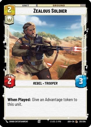 Zealous Soldier |  (251/264)  [Ashes of the Empire]