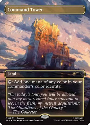 Command Tower |  Foil (001) [Media Promos]