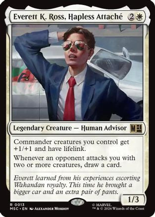 Everett K. Ross, Hapless Attache (Surge Foil) |  Foil (013) [Commander: Marvel Super Heroes]