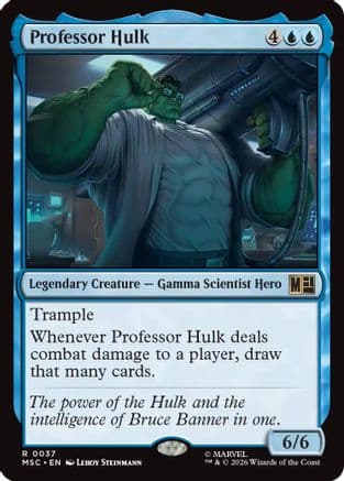 Professor Hulk (Surge Foil) |  Foil (037) [Commander: Marvel Super Heroes]