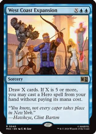 West Coast Expansion (Surge Foil) |  Foil (040) [Commander: Marvel Super Heroes]