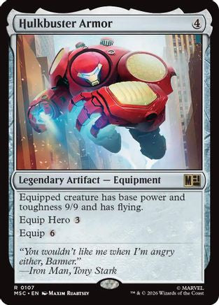 Hulkbuster Armor (Surge Foil) |  Foil (107) [Commander: Marvel Super Heroes]