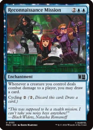 Reconnaissance Mission (Surge Foil) |  Foil (153) [Commander: Marvel Super Heroes]