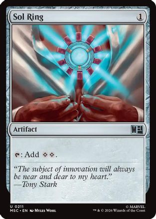Sol Ring (0211) (Surge Foil) |  Foil (211) [Commander: Marvel Super Heroes]