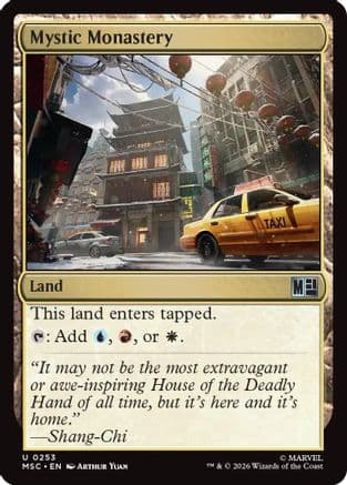 Mystic Monastery (Surge Foil) |  Foil (253) [Commander: Marvel Super Heroes]