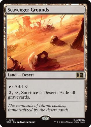 Scavenger Grounds (Surge Foil) |  Foil (263) [Commander: Marvel Super Heroes]