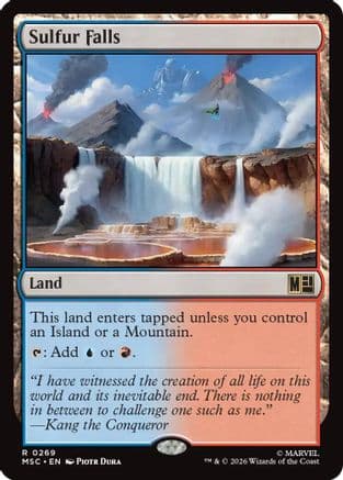 Sulfur Falls (Surge Foil) |  Foil (269) [Commander: Marvel Super Heroes]
