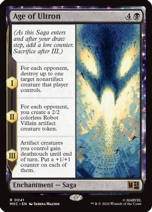Age of Ultron (Surge Foil) |  Foil (041) [Commander: Marvel Super Heroes]