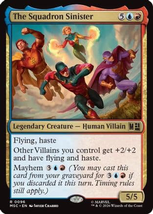 The Squadron Sinister (Surge Foil) |  Foil (096) [Commander: Marvel Super Heroes]