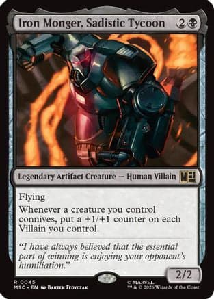 Iron Monger, Sadistic Tycoon |  (045) [Commander: Marvel Super Heroes]
