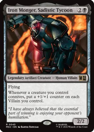 Iron Monger, Sadistic Tycoon |  (045) [Commander: Marvel Super Heroes]