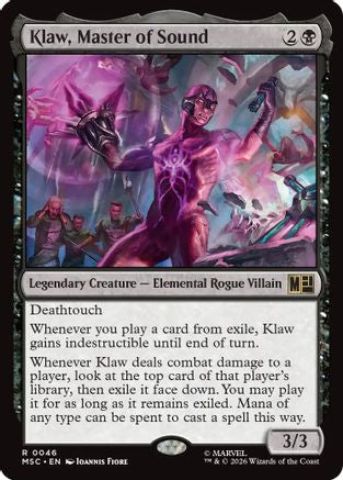 Klaw, Master of Sound |  (046) [Commander: Marvel Super Heroes]