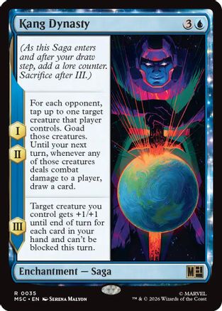 Kang Dynasty (Surge Foil) |  Foil (035) [Commander: Marvel Super Heroes]
