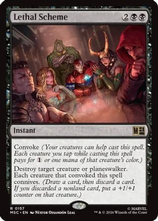 Lethal Scheme |  (157) [Commander: Marvel Super Heroes]