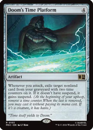 Doom's Time Platform (Surge Foil) |  Foil (103) [Commander: Marvel Super Heroes]