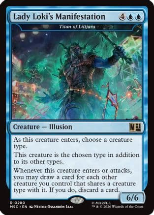 Lady Loki's Manifestation - Titan of Littjara |  (280) [Commander: Marvel Super Heroes]