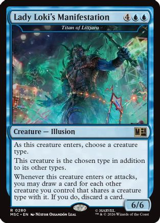 Lady Loki's Manifestation - Titan of Littjara |  (280) [Commander: Marvel Super Heroes]