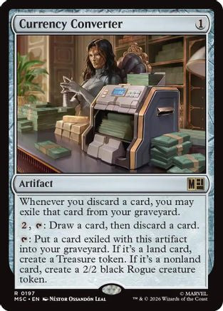 Currency Converter (Surge Foil) |  Foil (197) [Commander: Marvel Super Heroes]