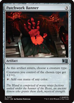 Patchwork Banner |  (207) [Commander: Marvel Super Heroes]