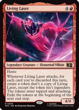Living Laser (Surge Foil) |  Foil (055) [Commander: Marvel Super Heroes]