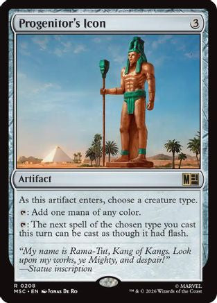Progenitor's Icon (Surge Foil) |  Foil (208) [Commander: Marvel Super Heroes]