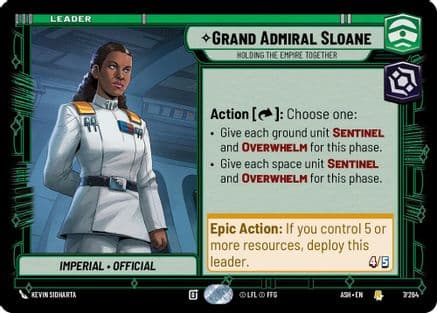 Grand Admiral Sloane - Holding the Empire Together |  (7/264)  [Ashes of the Empire]