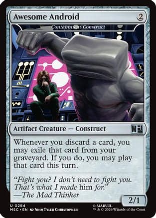 Awesome Android - Containment Construct |  (284) [Commander: Marvel Super Heroes]