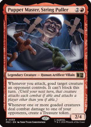 Puppet Master, String Puller (Surge Foil) |  Foil (059) [Commander: Marvel Super Heroes]