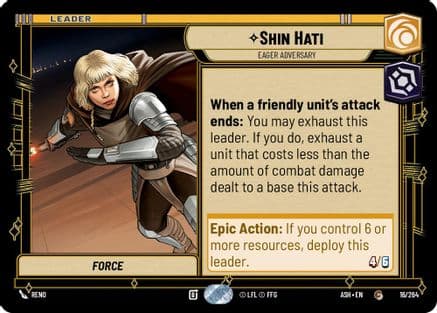 Shin Hati - Eager Adversary |  (16/264)  [Ashes of the Empire]