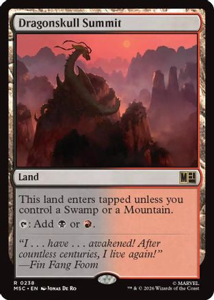 Dragonskull Summit (Surge Foil) |  Foil (238) [Commander: Marvel Super Heroes]