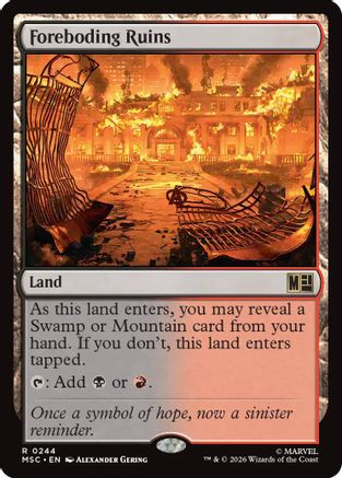 Foreboding Ruins |  (244) [Commander: Marvel Super Heroes]