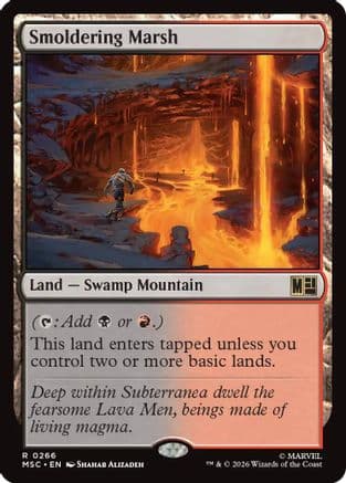 Smoldering Marsh |  (266) [Commander: Marvel Super Heroes]