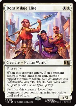 Dora Milaje Elite |  (012) [Commander: Marvel Super Heroes]