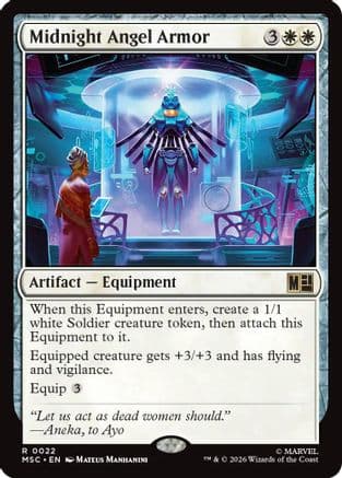 Midnight Angel Armor |  (022) [Commander: Marvel Super Heroes]