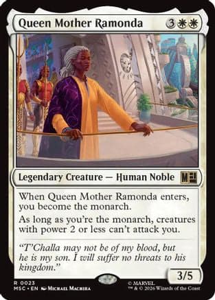 Queen Mother Ramonda |  (023) [Commander: Marvel Super Heroes]