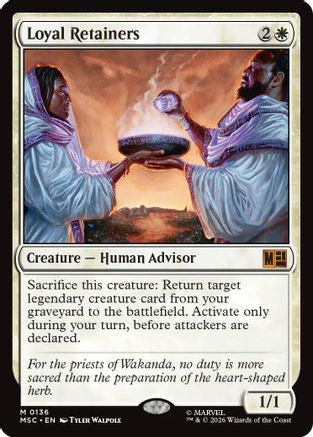 Loyal Retainers |  (136) [Commander: Marvel Super Heroes]
