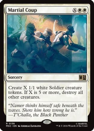 Martial Coup |  (138) [Commander: Marvel Super Heroes]