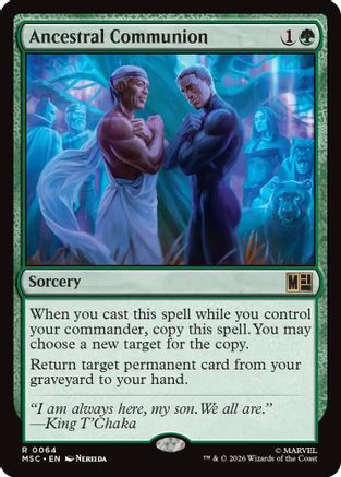 Ancestral Communion |  (064) [Commander: Marvel Super Heroes]