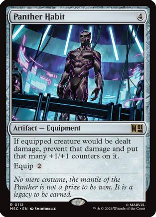 Panther Habit |  (112) [Commander: Marvel Super Heroes]