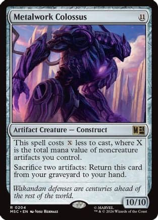 Metalwork Colossus |  (204) [Commander: Marvel Super Heroes]
