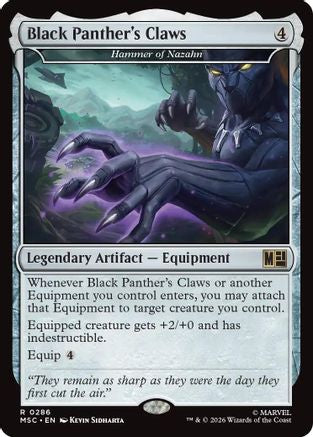 Black Panther's Claws - Hammer of Nazahn |  (286) [Commander: Marvel Super Heroes]