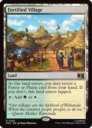 Fortified Village |  (245) [Commander: Marvel Super Heroes]