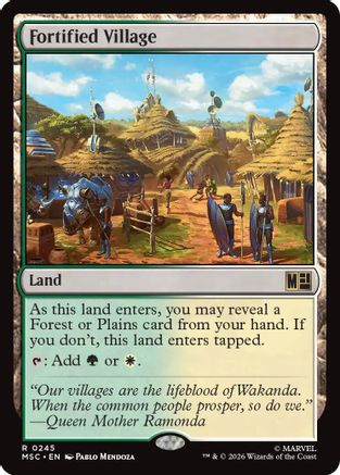 Fortified Village |  (245) [Commander: Marvel Super Heroes]