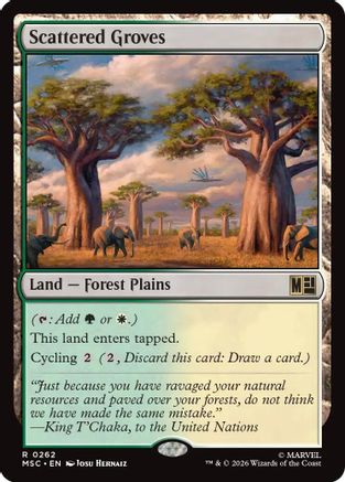 Scattered Groves |  (262) [Commander: Marvel Super Heroes]