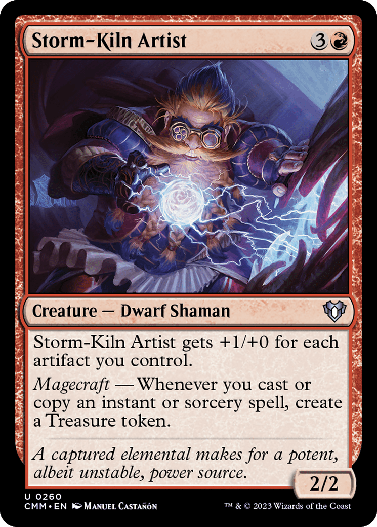 Storm-Kiln Artist [Commander Masters] Foil