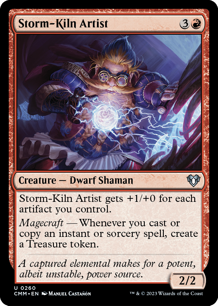 Storm-Kiln Artist [Commander Masters] Foil