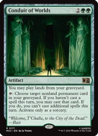 Conduit of Worlds (Surge Foil) |  Foil (171) [Commander: Marvel Super Heroes]