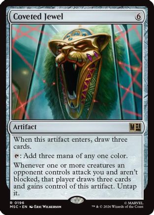 Coveted Jewel (Surge Foil) |  Foil (196) [Commander: Marvel Super Heroes]
