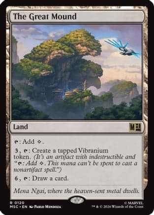 The Great Mound (Surge Foil) |  Foil (120) [Commander: Marvel Super Heroes]